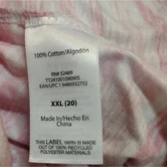 NWOT Time And True White & Pink Striped Dress Size XXL (20)! - Picture 5 of 6